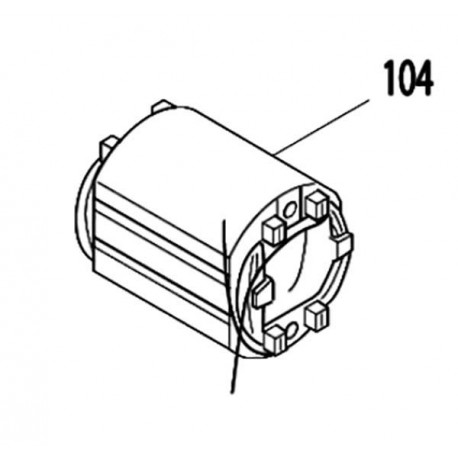 Inducteur 633313-0 perforateur Makita HR2410 HR2410B HR2430