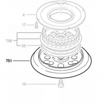 Plateau de ponçage Bosch GEX 150 ACE