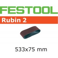 10 Bandes abrasives Festool - 75 x 533 - P 120