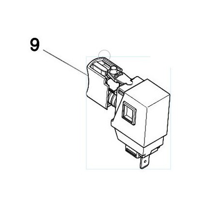 Interrupteur 143416-7 boulonneuse Makita DTW1001, DTW1002