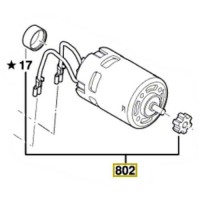 Moteur 1 617 000 6B0 Bosch GGS 18 V-LI, GWS 18 V-LI, GWS 18-125 V-LI 
