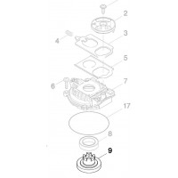 Pignon ponceuse Makita BO6050