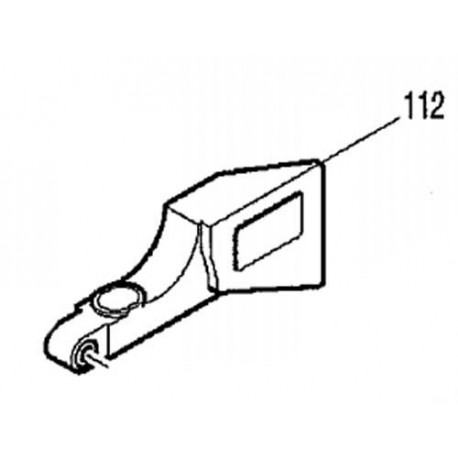 Garde gauche 154564-7 scie radiale Makita LS1013, LS1013F, LS1013L