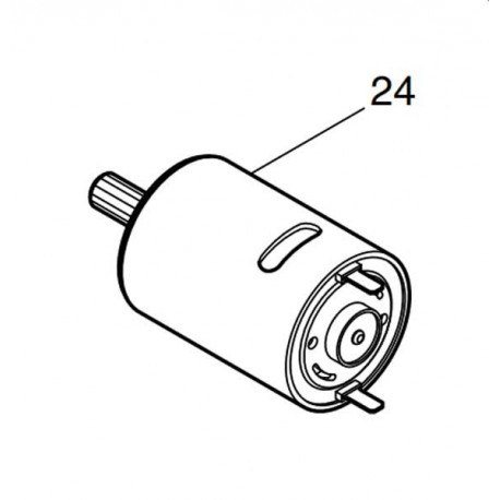 Moteur 629842-9 pour tournevis Makita TD020D, TD021D