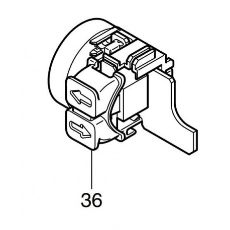 Interrupteur 638470-9 pour tournevis Makita TD020D