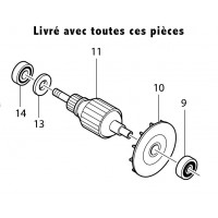 Induit ponceuse à bande Makita 9401, 9402