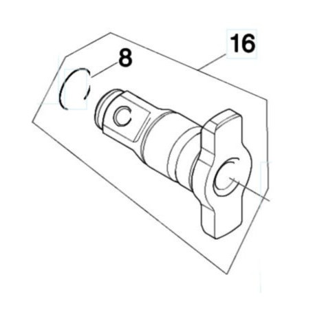 Enclume boulonneuse Makita DTW190 - 135796-5