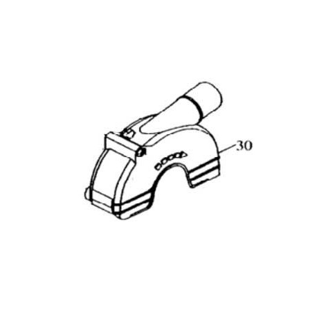 Carter d'aspiration rainureuse Makita SG150 - B50831
