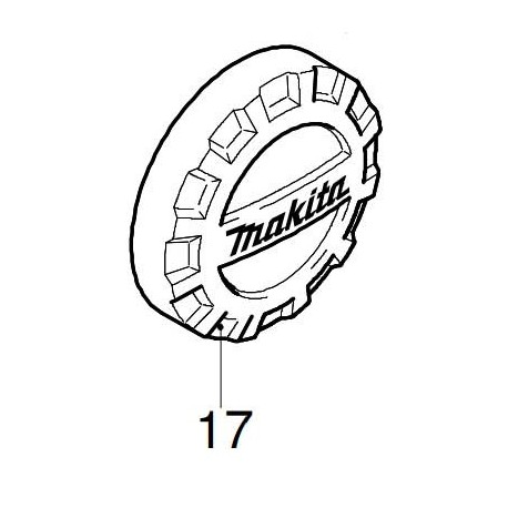 Roue nettoyeur Makita HW111, HW112 - 3640760