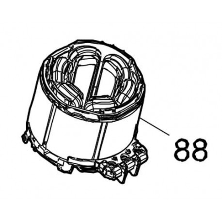 Stator perforateur Makita DHR280, DHR281, DHR283 - 629340-3
