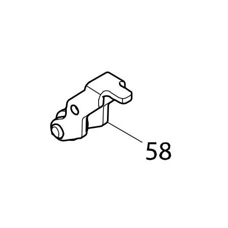 Roulette guide scie sauteuse Makita DJV181, DJV182 - 142110-8