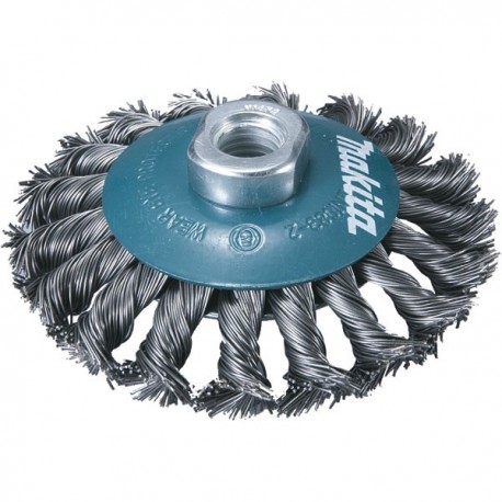 Brosse à fils acier torsadés pour meuleuse - Makita - D-39883