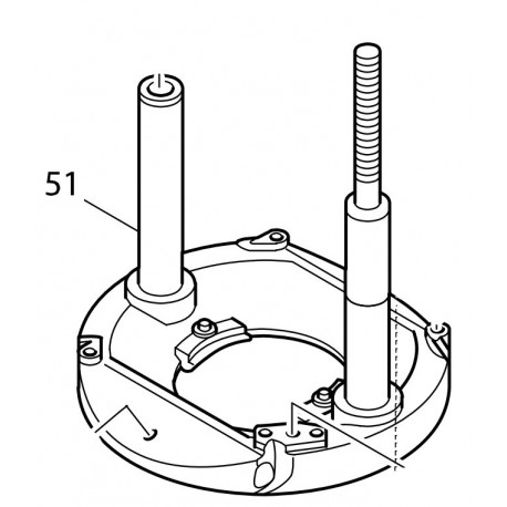Base défonceuse Makita 3612C - 151407-4