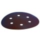 DISQUE ABRASIF 6 TROUS BOIS/MÉT 150MM G80 (X10)