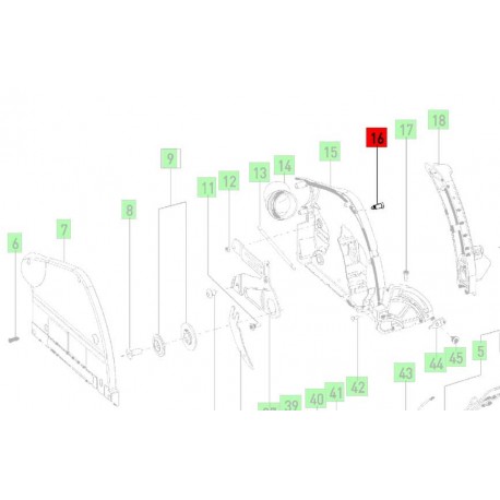 Vis d'assemblage scie Festool TS 55 Q, TS 55 EBQ - 459202