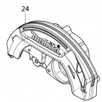 Carter de lame aluminium Makita DHS680