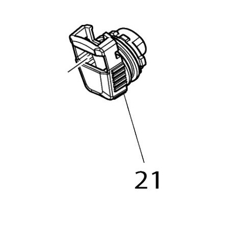 Levier inverseur Makita BHR242, BHR243, DHR242, DHR243 - 453125-3