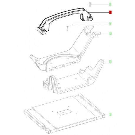 Poignée porte ponceuse planex Festool WHR / CT - LHS 225 - 476668
