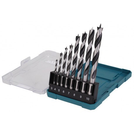 Coffret 8 mèches à bois cylindriques - Makita - D-77257