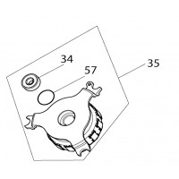 Stator Makita DUR368A, DUR368L / Dolmar AT3725A, AT3725L