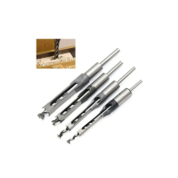 Coffret de mèches à bédanes carrés - Leman - 306.500.04