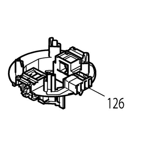 Porte charbons Makita HR3540F, HR3541FC - 638646-8